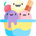 food and restaurant,summertime,summer,dessert,ice cream,bucket,sweet food,ice cream shop